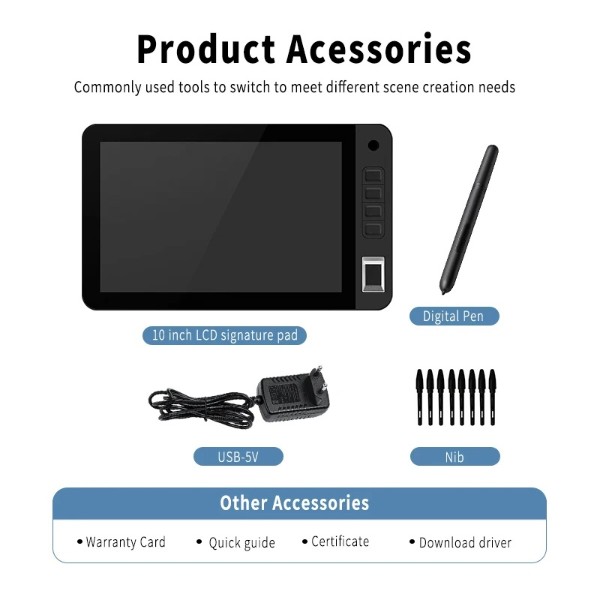 Фото - Планшет для подписи Huion DS101S